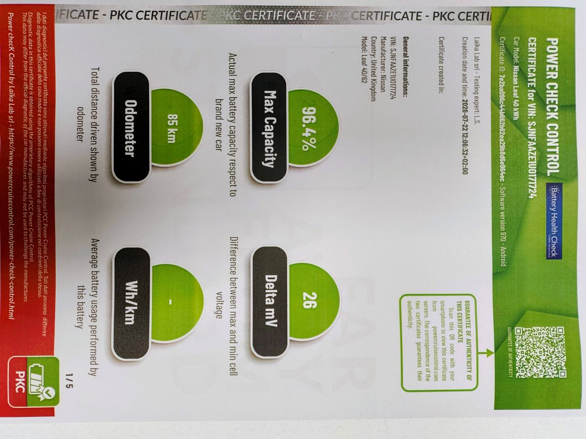 NISSAN Leaf Acenta 40 kWh