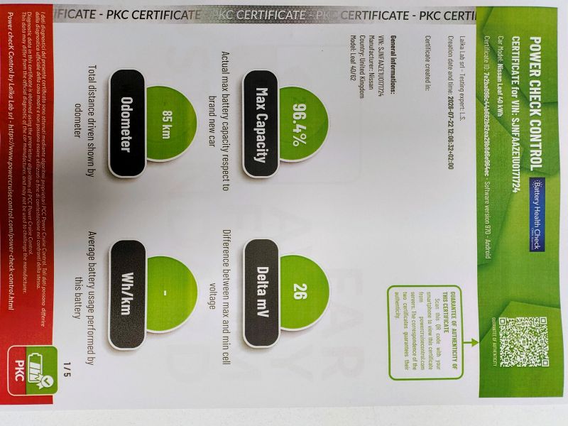 NISSAN Leaf Acenta 40 kWh
